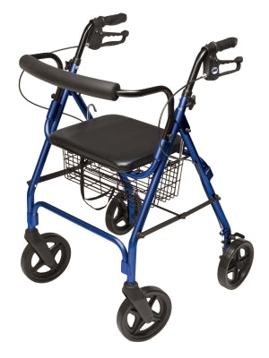 Lumex Walkabout Four-Wheel Contour Deluxe Rollators - Senior.com Rollators